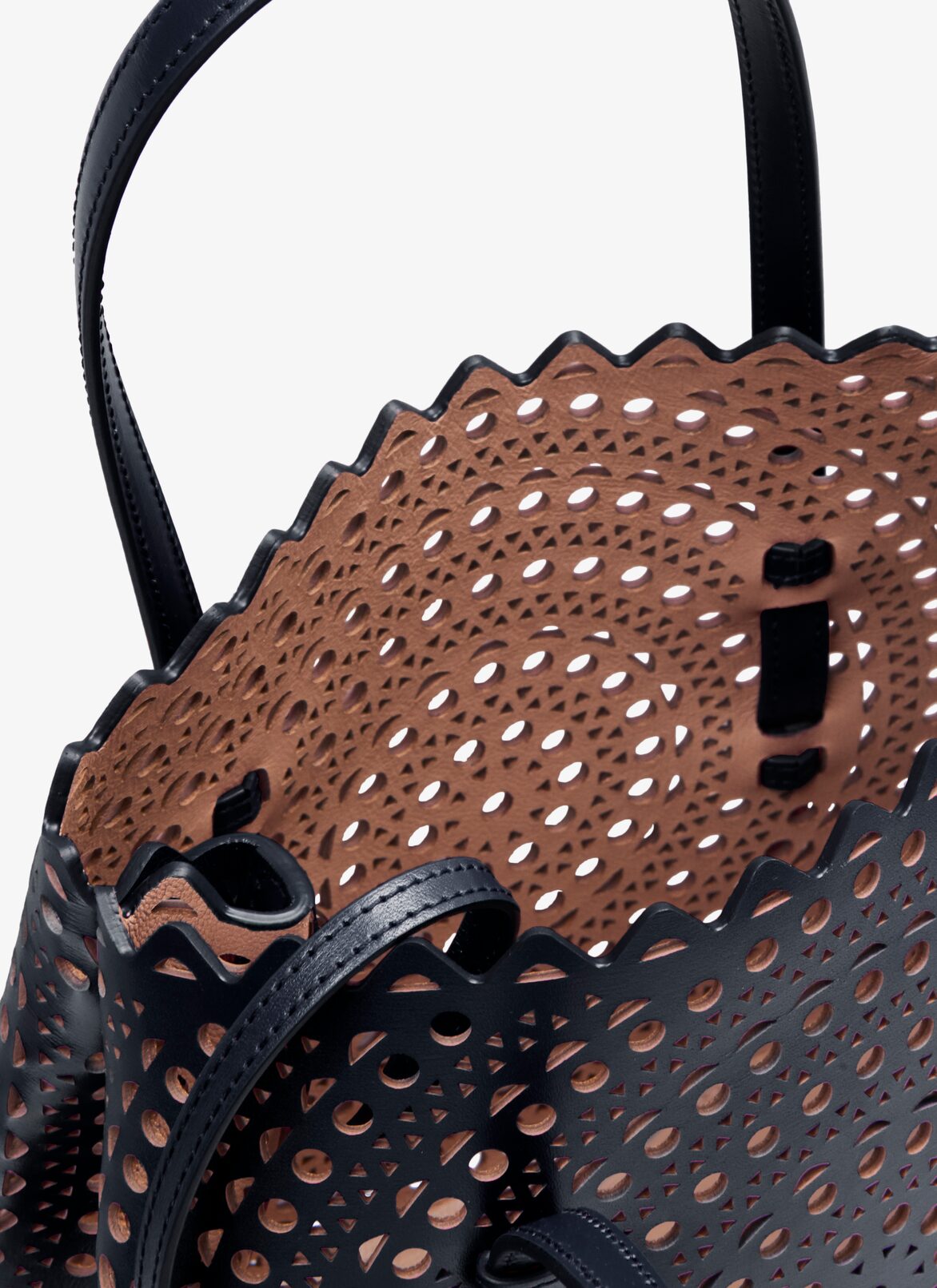 Sac Cabas Mina 20 ALAÏA BLEU NUIT SAC CABAS MINA 20